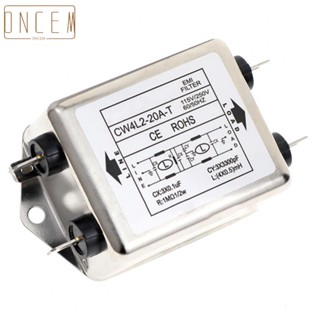 【ONCEMOREAGAIN】Advanced EMI Power Filter for Electrically Sensitive Home Appliances CW4L2 20A T