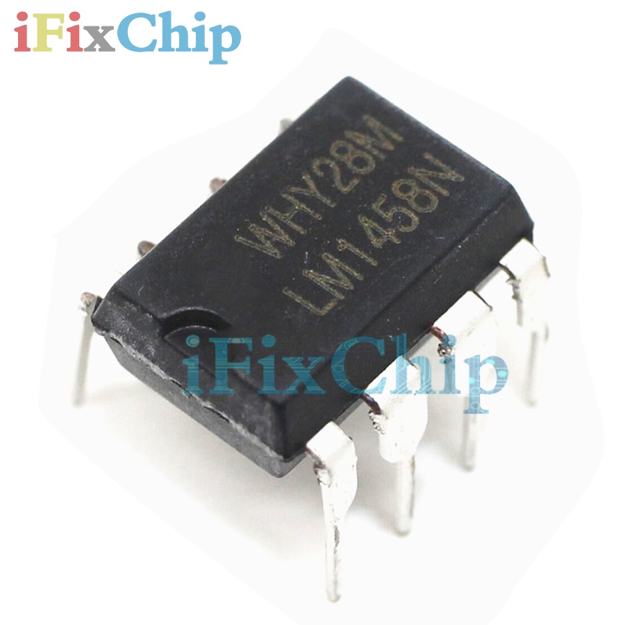 5 ชิ้น LM1458N LM1458 DIP-8 MC1458P ใหม่เอี่ยม