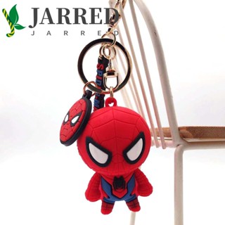 Jarred พวงกุญแจจี้การ์ตูนอนิเมะ Spiderman Marvel Avengers ไอรอนแมนน่ารัก