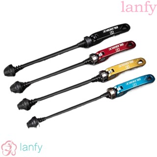 Lanfy อะไหล่ดุมล้อจักรยาน แกนปลดเร็ว น้ําหนักเบา 100 มม. 135 มม. สําหรับรถจักรยานแบบพับ DT100