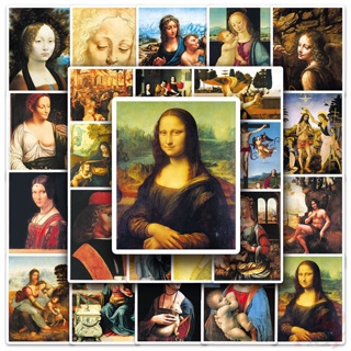 ❉ สติกเกอร์ ลายศิลปะ Master Series 01 Leonardo da Vinci ❉ สติกเกอร์แฟชั่น กันน้ํา DIY 50 ชิ้น/เซต