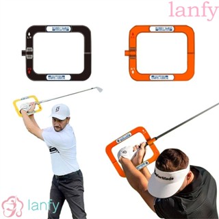 Lanfy อุปกรณ์ฝึกวงสวิงกอล์ฟ สําหรับผู้เริ่มต้นฝึกตีกอล์ฟ