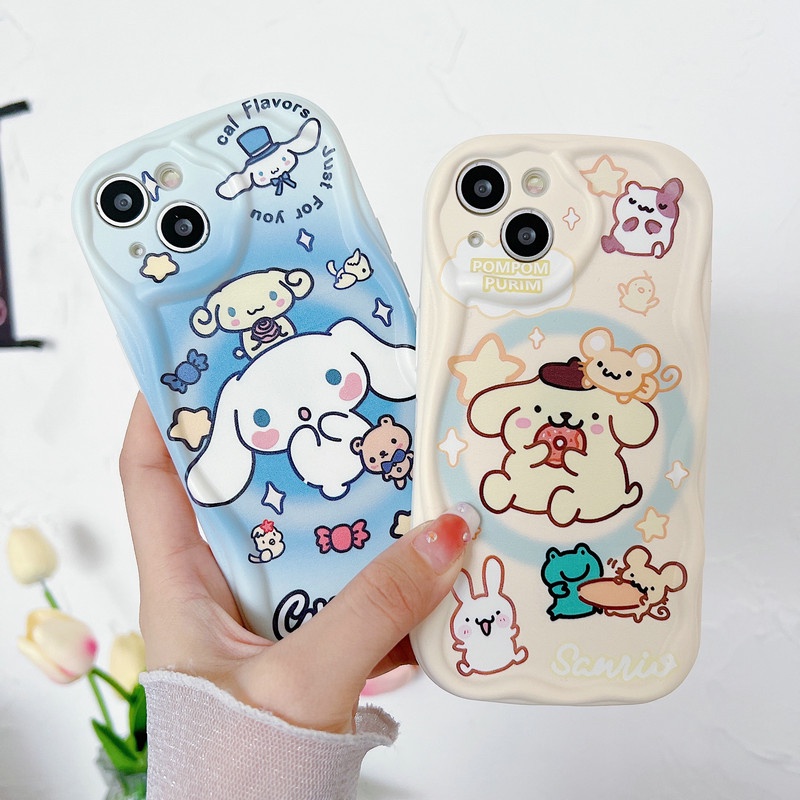 เคสโทรศัพท์มือถือ ซิลิโคนนุ่ม ลายการ์ตูนชินนาม่อนโรลน่ารัก สีฟ้า แฟชั่น สําหรับ OPPO A78 A58 4G A74 