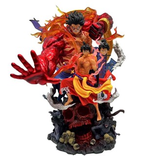 Spot new integrated character Ventus studio Luffy gear 4th animation statue 30cm PVC Zorro statue model GK collection toy doll gift