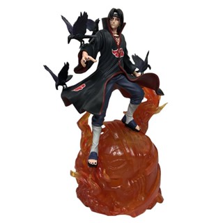 Spot Naruto fast wind anime model Crow yuzhibo skunk GK action character 33cm PVC luminous statue gift toy Figma