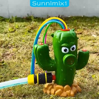[Sunnimix1] ของเล่นสปริงเกลอร์ รูปกระบองเพชร สําหรับปาร์ตี้ วันหยุด กลางแจ้ง
