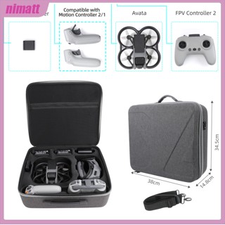 Ni กระเป๋าเคส ความจุขนาดใหญ่ กันรอยขีดข่วน แบบพกพา สําหรับ Dji Avata