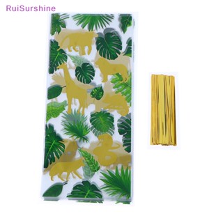 Ruisurshine ถุงพลาสติกใส่ขนมหวาน สําหรับตกแต่งปาร์ตี้วันเกิด 50 ชิ้น