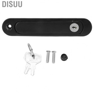 Disuu Screen Window Handle Wide Application Screen Window Puller Lock Zinc Alloy Black  Theft Short Axis  for Office