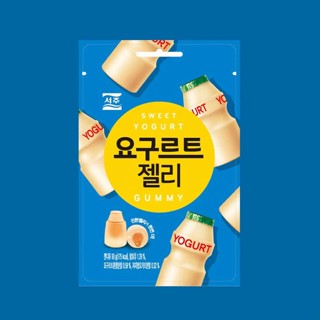 ส่งจากไทย&gt;&gt; 요구르트 젤리 เยลลี่สอดใส้โยเกิร์ต Seoju Jelly In Jelly Yogurt 50g