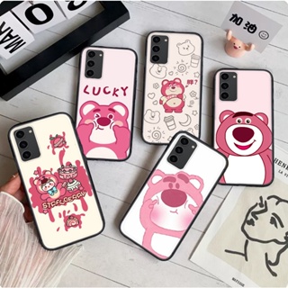 เคสโทรศัพท์มือถือแบบนิ่ม ลายหมีสตรอเบอร์รี่น่ารัก 109WES สําหรับ Samsung S21 Plus S21S Fe S30 Ultra Note 8 9 10 Lite