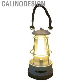 Calinodesign Camping Lantern  Warm Lighting Hanging Rope  Powered Stable Camping Tent Light  for Hiking