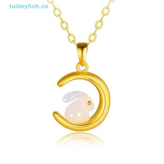 Tuilieyfish สร้อยคอโชคเกอร์ จี้รูปสัตว์ กระต่าย ปีใหม่ เครื่องประดับ สําหรับผู้หญิง