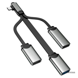 Iwo ฮับแยก 5Gbps Type-C USB 3 0 Type C SD TF สําหรับแล็ปท็อป