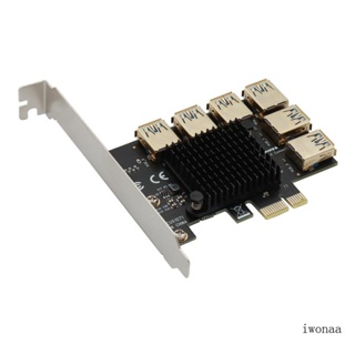 Iwo อะแดปเตอร์การ์ดแปลง PCI-Express 1 เป็น 6 USB 3 0