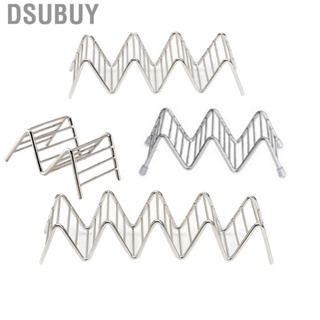 Dsubuy V Shaped Taco Holder  Stainless Steel Roll Spring Stand Pancake  Rack for Home Resaurant