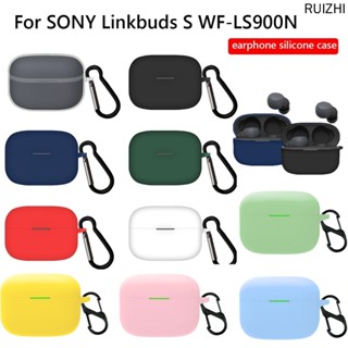 เคสหูฟังซิลิโคน กันกระแทก พร้อมตะขอโลหะ สําหรับ Sony Linkbuds S WF-LS900N