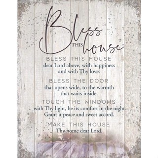 Bls This House ภาพวาดผ้าใบ แนวตั้ง สําหรับแขวนตกแต่งผนังบ้าน 0415pm