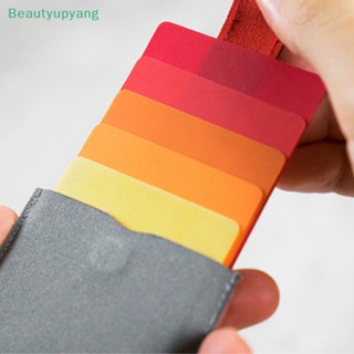 [Beautyupyang] กระเป๋าสตางค์ใบสั้น ใส่บัตรประจําตัวประชาชน บัตรรถบัส ไล่โทนสี เรียบง่าย ขนาดเล็ก พกพาง่าย สําหรับผู้ชาย ผู้หญิง