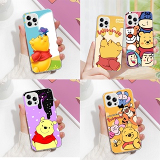 Rx-58 เคสโทรศัพท์มือถือ ซิลิโคนนุ่ม ลายการ์ตูนวินนี่ เดอะ พูห์ สําหรับ Motorola Moto E20 G60S G10 G100 G60 G50 G30 G40 G20 E40 E30 Power