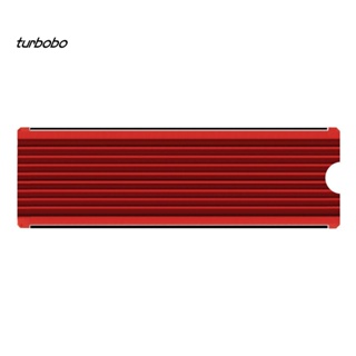 Turbobo M.2 NVMe/NGFF SSD ฮีทซิงค์หม้อน้ําระบายความร้อนครีบคูลเลอร์ พร้อมแผ่นความร้อนซิลิโคน