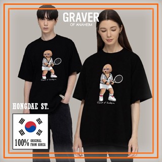 📦พร้อมส่ง ใหม่ 2023! Graver OF ANAHEIM - ของแท้ 100% - เสื้อยืด ลายสุนัขเทนนิส UNISEX [UNISEX] T-shirt