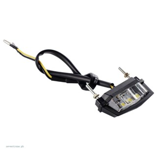 【seve*】ไฟท้าย Led 12V กันน้ํา สําหรับติดป้ายทะเบียนรถจักรยานยนต์