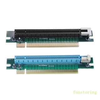 Fun การ์ดอะแดปเตอร์ PciE 16X PciE PciExpress 16X 90 องศา อุปกรณ์เสริม สําหรับแชสซี PC 1U