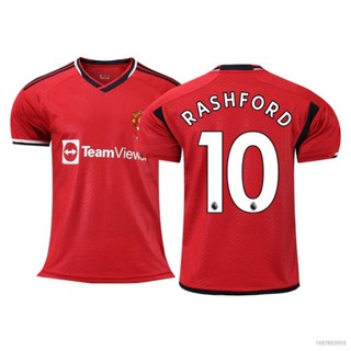 เสื้อยืดแขนสั้น ลายทีมชาติฟุตบอล Rashford NP2 23 24 พลัสไซซ์ PN2