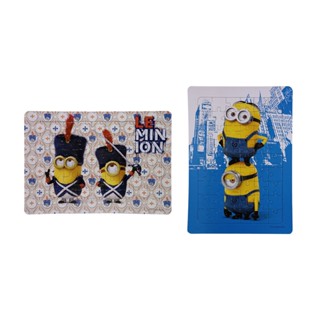 Jigsaw Puzzle ตัวต่อจิ๊กซอว์ 54 ชิ้น แผ่นขนาด L Minion Tray Toy Board Variant ภาพมินเนี่ยนพร้อมถาดรอง สินค้าลิขสิทธิ์...