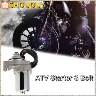 SHOUOUY อะไหล่มอเตอร์สตาร์ทเตอร์ไฟฟ้า แบบเปลี่ยน สําหรับรถจักรยานยนต์วิบาก ATV Quad Dirt Bikes