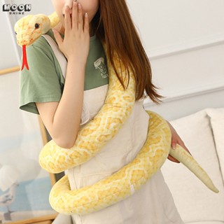 ของเล่นตุ๊กตางู 3 สี สีเหลือง สีเขียว สีน้ําตาล