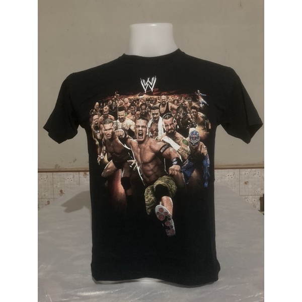 เสื้อวินเทจ เสื้อมวยปล้ำ WWE ผ้า cotton 100% มือสองของแท้ สภาพแทบ nos อก 19 ยาว 25