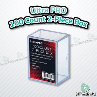 Ultra PRO - 100 Count 2-Piece Box กล่องใส่การ์ด 100 ใบ Standard Size