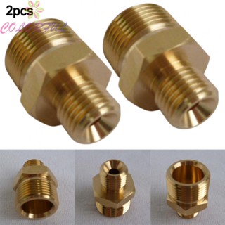 【COLORFUL】2Pcs PRESSURE WASHER OR HOSE FITTING 1/4 MALE X M22 HIGH PRESSURE BRASS KIT