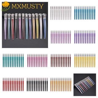 Mxmusty กิ๊บติดผม กันลื่น สีชมพู สําหรับมืออาชีพ 12 ชิ้น ต่อชุด