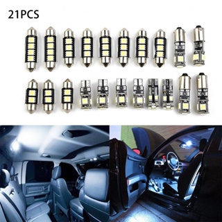 ⚡READYSTOCK⚡LED Light Bulb White Super Bright Set 21Pcs 6000K For BMW 5 Series M5 E60 E61