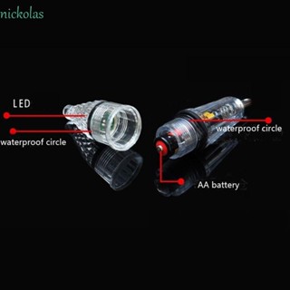 NICKOLAS ขายดี กับดักปลา ไฟแฟลช LED ขนาดเล็ก