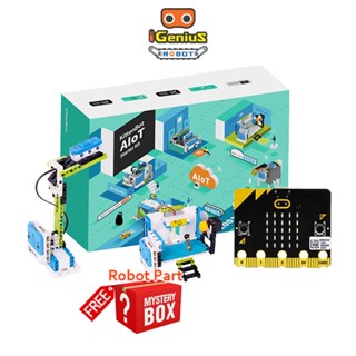 ฟรี🎁ของแถม ! ชุดเรียนรู้ ปัญญาประดิษฐ์ พร้อมบอร์ดไมโครบิต v2 microbit Machine Learning Ai Kittenbot AIoT โปรแกรม