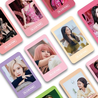 โปสการ์ด อัลบั้มโลโม่ ลายศิลปินเกาหลี TWICE Black-Pink ITZY มีสีดํา สีชมพู จํานวน 30 ชิ้น ต่อกล่อง