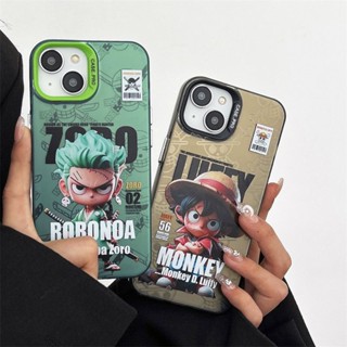 เคสโทรศัพท์มือถือ กันกระแทก ลายการ์ตูนวันพีช สําหรับ iPhone 14pro 13promax 12 11