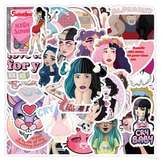 สติกเกอร์ ลายการ์ตูน Melanie Martinez กันน้ํา สําหรับติดตกแต่งสเก็ตบอร์ด 60 ชิ้น