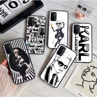 เคสโทรศัพท์มือถือแบบนิ่ม ลาย Karl Lagerfeld สีเขียว หลากสี 277B สําหรับ OPPO Reno 6 Pro Plus 4Z A92S 6Z 7 R9S A96