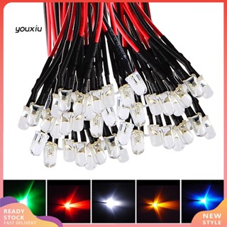 Youxiu หลอดไฟ Led 10 ชิ้น 20 ซม. 3 มม. / 5 มม. สําหรับหลอดไฟ