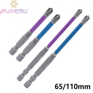 【COLORFUL】Screwdriver Bit Magnetism Nutdrivers Color Differentiation High Quality