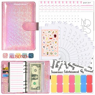 ALISOND1 สมุดโน๊ต เครื่องเขียน แบบ 6 รู ประหยัดเงิน สําหรับสํานักงาน