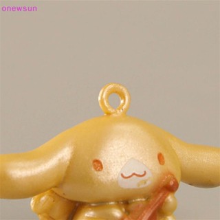 Onew ตุ๊กตา PVC รูปการ์ตูนสุนัข Cinnamoroll น่ารัก ขนาดเล็ก สําหรับตกแต่งภูมิทัศน์ 12 ชิ้น ต่อชุด