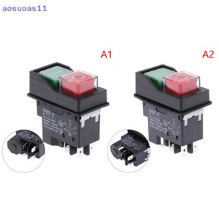 Aosuoas สวิตช์ปุ่มกดสตาร์ทเตอร์ไฟฟ้า กันน้ํา IP55 KLD28A