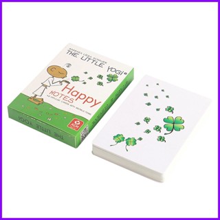 Little Yogi Happy Notes Oracle คู่มือเกมทำนายโชคชะตา เกมกระดานปาร์ตี้สำหรับครอบครัว Fate Divination Deck Card Game