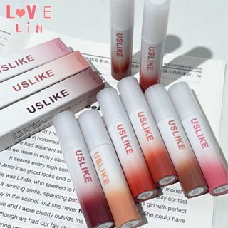 【Lovelin】USLIKE ลิปสติก ลิปกลอส น้ําผึ้ง มะพร้าว ไวท์เทนนิ่ง ไม่ซีดจางง่าย สําหรับนักเรียนหญิง ปาร์ตี้